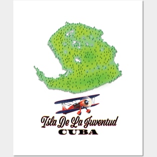 isla de la juventud map poster Posters and Art